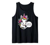 Unicorn Portarit - Love is Limitless - comis Style 1 Tank Top