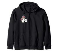 Unicorn Portarit - Love is limitless - comis style 1 Zip Hoodie