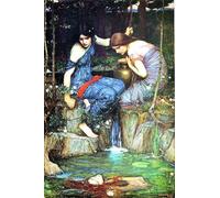 Unicorn Posters A4 POSTER (11.8/8.3 inch) (30/21 cm) - Jw 27 Nymphs Finding the Head of Orpheus 1900 W Waterhouse sqs