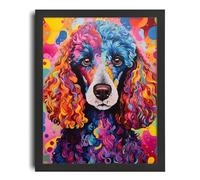 Unicorn Posters Poodle Dog Print Dog Wall Art Pop Art A1 Poster on Canvas - Wall Art Home Decor