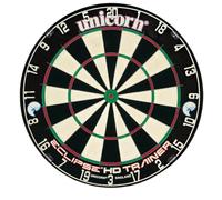 Unicorn Practice Dartboard | Eclipse HD Trainer | Slim Doubles & Trebles | Sisal Bristle, Black