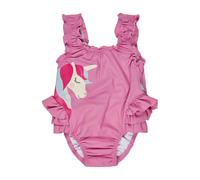 Unicorn print girls' one-piece swimsuit Sterntaler Rose 3/4 ans