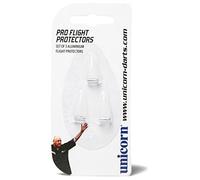 Unicorn Pro Dart Flight Protectors | Lightweight Aluminium | Natural | 3 per Pack