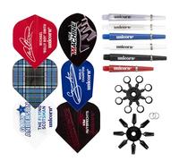 UNICORN Pro Team Unicorn Darts Tune-Up Kit | 6 Sets of Flights, 12 Shafts, 8 Locking Rings, 8 Flight Protectors, 12 Shaft Springs