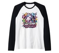 Unicorn Raglan Baseball Tee