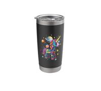 Unicorn Rainbow Coloful Block Building Brick Builder Stainless Steel Insulated Tumbler