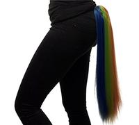 Unicorn Rainbow Ponytail Colourful Wigs Halloween Wig