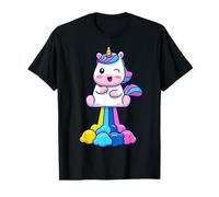 Unicorn Rainbow Poop party favors Poo for Kids T-Shirt