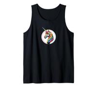 Unicorn Rainbow Tolerance Freedom Love LBGTQ+ CSD Horse Tank Top