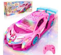 Unicorn Remote Control Car with Multi-Color Flash Lights, Unicorn Gifts for Girls Kids Toys Age 3-12, 2.4GHz Drift RC Cars,Toys Birthday Gift Present Game for 3 4 5 6 7 8 9 10 Year Old Girls
