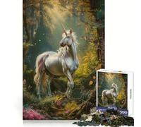 Unicorn Renaissance Art 1000 Pieces Jigsaw Puzzles for Teenagers Memory Strength Restful Escape Fine Cut Festive Surprise (50x75cm)
