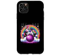 Unicorn Riding Purple Disco Ball Magic Rainbow Colorful Case for iPhone 11 Pro Max