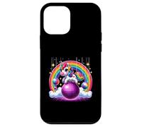 Unicorn Riding Purple Disco Ball Magic Rainbow Colorful Case for iPhone 12 mini