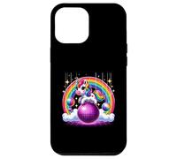 Unicorn Riding Purple Disco Ball Magic Rainbow Colorful Case for iPhone 12 Pro Max
