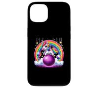 Unicorn Riding Purple Disco Ball Magic Rainbow Colorful Case for iPhone 13