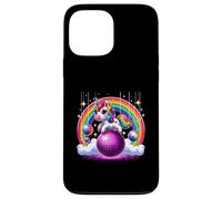Unicorn Riding Purple Disco Ball Magic Rainbow Colorful Case for iPhone 13 Pro Max