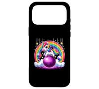 Unicorn Riding Purple Disco Ball Magic Rainbow Colorful Case for iPhone 17 Pro Max