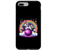 Unicorn Riding Purple Disco Ball Magic Rainbow Colorful Case for iPhone 7 Plus/8 Plus