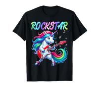 Unicorn Rock Star Guitar Rockin' Music Singer T-Shirt