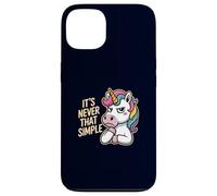 Unicorn Sarcastic It’s Never That Simple Funny Overthinkers Case for iPhone 13