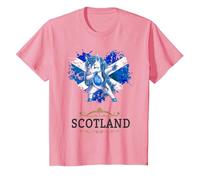 Unicorn Scottish Flag for Kids & Scottish Expats Flag Heart T-Shirt
