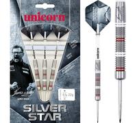 Unicorn Silver Star Players Darts Set 21g 22g 23g 24g 25g 26g 27g 28g 30g grams