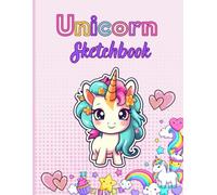 Unicorn Sketchbook: Lovely Unicorn Sketchbook for Sketching , painting, drawing. Notebook gifts for girls. 120 pages