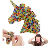 Unicorn Skin Picking Fidget Toys - Picky Pad Sensory Relief & Stress Balls for Adults & Kids with Anxiety & Dermatillomania