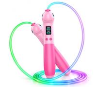 Unicorn Skipping Rope for Kids with Counter and Timer, Girls Gifts | Jump Count and Time Together on a Large Display for Children 6 +, Practise Indoors or Outdoors, Xmas Gifts