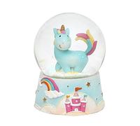 Unicorn Snow Globe, Kugel Ø 6.5 cm, Blaues Einhorn