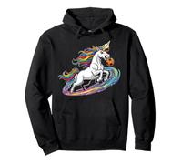 Unicorn Soccer Rainbow Galaxy Fantasy Power Pullover Hoodie