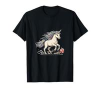 Unicorn Soccer Rainbow Mane Sports Fantasy T-Shirt