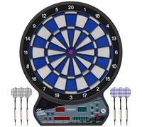 Unicorn Soft Tip Dartboard | LED Electronic Display | Automatic Scoring | 27 Games with 175 Variations | Suitable for up to 8 Players | Includes Power Adaptor & 6 Darts