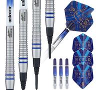 Unicorn Soft Tip Darts Set | Gary Anderson Phase 3, 5, 6 World Champion | Natural Tungsten Barrels & Epic Tips| Presentation Packaging | 18g or 20g