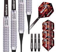 Gary Anderson Bullet - Stainless Steel - Soft Tip Darts by Unicorn - 16g to 19g