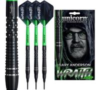Unicorn Soft Tip Darts Set | Gary 'The Flying Scotsman' Anderson Phase 6 | Wraith | 90% Tungsten Barrels | Durable Stunning Ultrafly Flights | Epic Points | 20 g