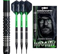 Unicorn Soft Tip Darts Set | James 'The Machine' Wade Phase 2 | Wraith | 90% Tungsten Barrels | Durable Stunning Ultrafly Flights | Epic Points | 19 g