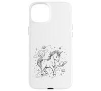 Unicorn Space Explorer Cosmic Fantasy Celestial Design Case for iPhone 15 Plus