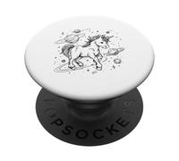 Unicorn Space Explorer Cosmic Fantasy Celestial Design PopSockets Adhesive PopGrip