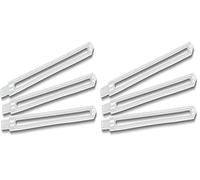 Unicorn Spare Screw-In Dart Tops | Sigma Phase 5 Pro-6 | Durable Nylon | Side Loading Flight Holders | White | 3 Tops (Pack of 2)