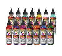 Unicorn SPiT Gel Paint, Stain and Glaze High Pigment Count for Wood, Glass, Metal, Fabric Craft 14 Bottles 118ml