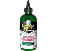 Unicorn Spit Sparkling Lavish Lovebirds Green, Gel Stain Glitter Paint, Water-Based Glaze for Wood Crafts, Non-Toxic Art Formula, 236ml