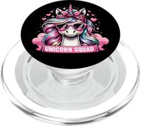 Unicorn Squad - Graceful Unicorn with leopard Bandana PopSockets PopGrip for MagSafe