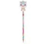 LEGAMI Believe in Magic Pencil with Squishy Unicorn | HB Pencil with Squeezies Unicorn Attachment | Erasable Graphite Pencil in Rainbow Design | Stationery for School, Study & Office