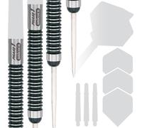 Unicorn Steel Tip Darts Barrels Only | Evolution World Champion Series Phase 1 | 90% Natural Tungsten Barrels | 24 g in Silver Unicorn Silver