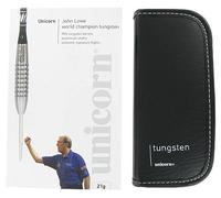 Unicorn Unisex John Lowe W/c Ambassador 90% Tungsten Darts, Silver, 25 G EU