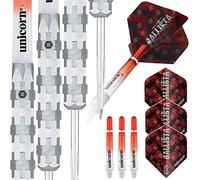 Unicorn Steel Tip Darts Set | Ballista | 90% Natural Tungsten Barrels & Volute Points | 21g, 22g, 23g, 24g, 25g or 26g