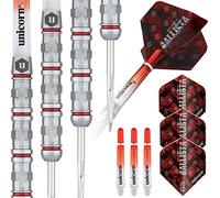 Unicorn Steel Tip Darts Set | Ballista | 90% Natural Tungsten Barrels & Volute Points | 21g, 22g, 23g, 24g, 25g or 26g
