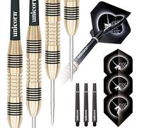 Unicorn Steel Tip Darts Set | Core Style 1 | 100% Brass Barrels | 21 g