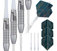 Unicorn Steel Tip Professional Darts Set | Heritage Range Evolution Phase 5 | 95% Natural Tungsten Barrels with Laser Etched U Logo Hallmark | 26 g | Deluxe Presentation Box